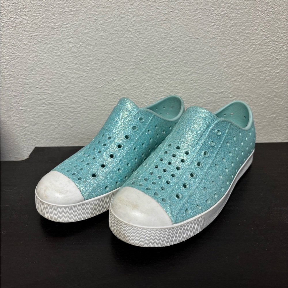 Native Shoes Jefferson Bling | Teal | Big Kids Size J3